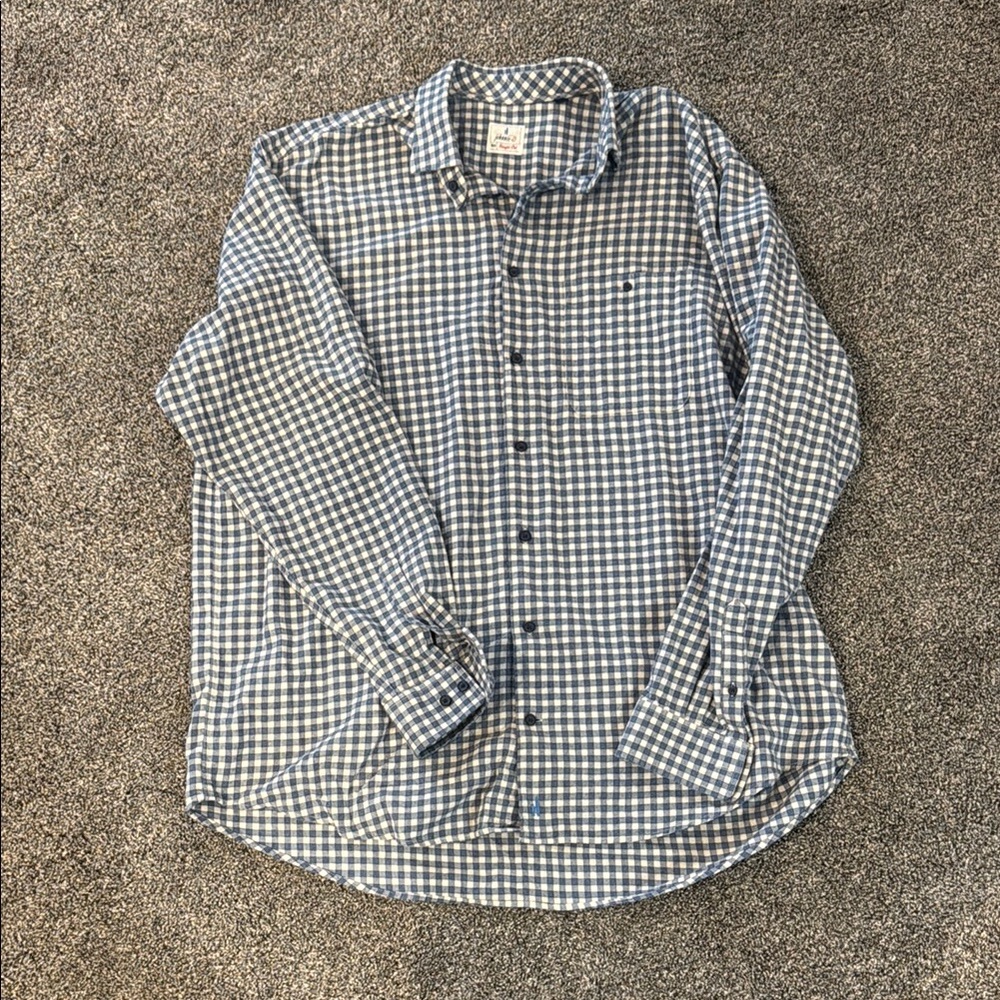 Men's Blue Checkered Shirt